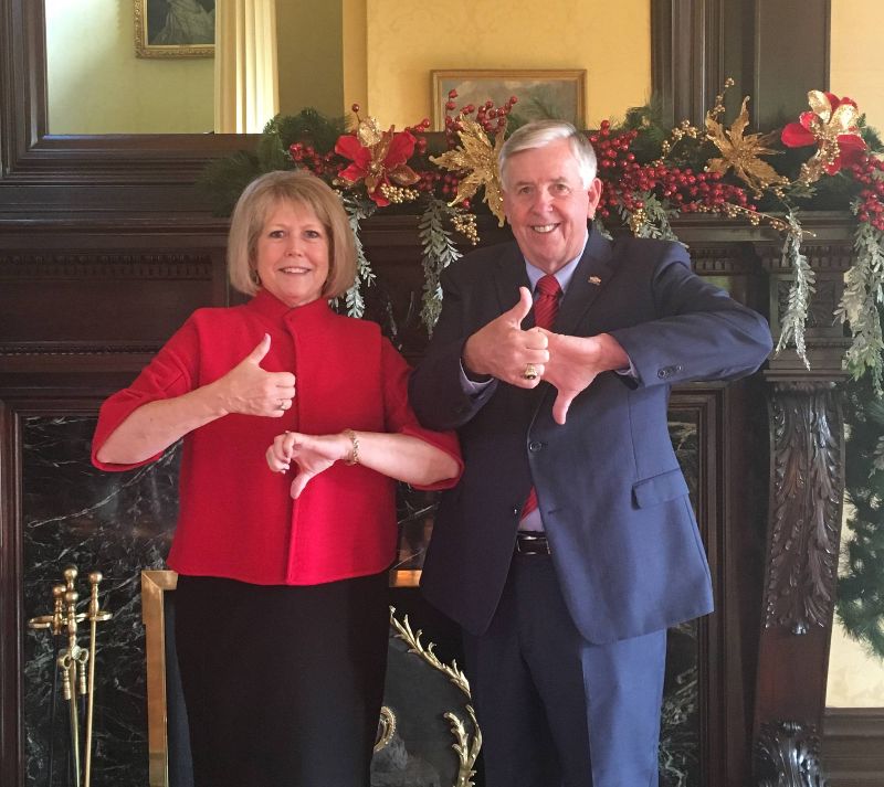 Governor Parson and First Lady BUPD